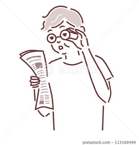 Presbyopic men 113168499