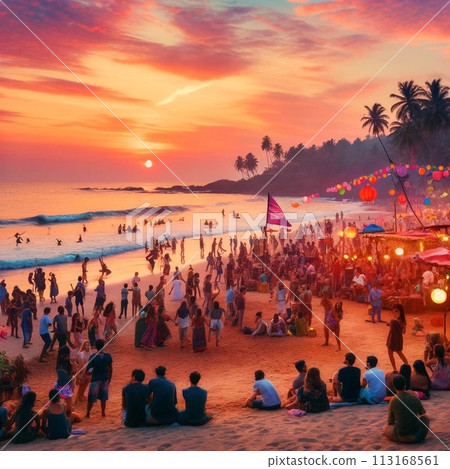 Sunset beach Sunset beach 113168561