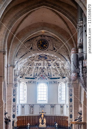 Trier, Rijnland-Palts, Germany, 23th of March, 2024, Interior Majesty of the Trier Cathedral 113168670