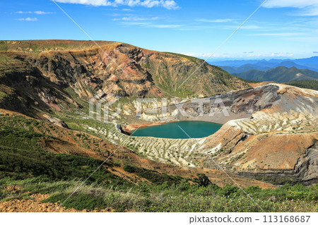 View of Zao Okama from the summit of Togattadake 113168687