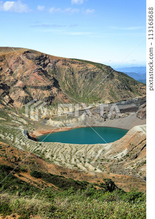 View of Zao Okama from the summit of Togattadake 113168688