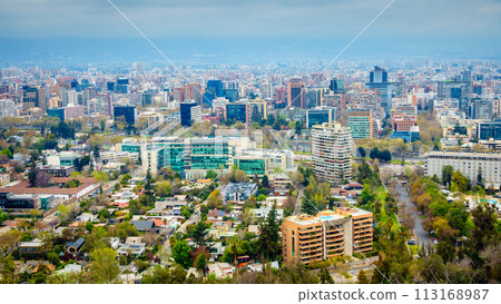 Santiago skyline Santiago skyline 113168987