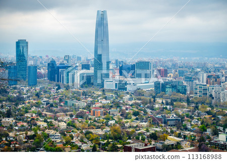 Santiago skyline Santiago skyline 113168988