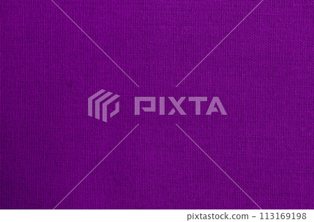 Purple cotton fabric cloth texture background, seamless pattern of natural textile. 113169198