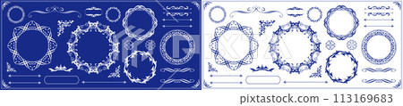 Antique frame Antique frame 113169683
