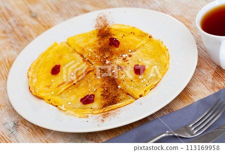 Traditional Slavic dish is Pancakes 113169958
