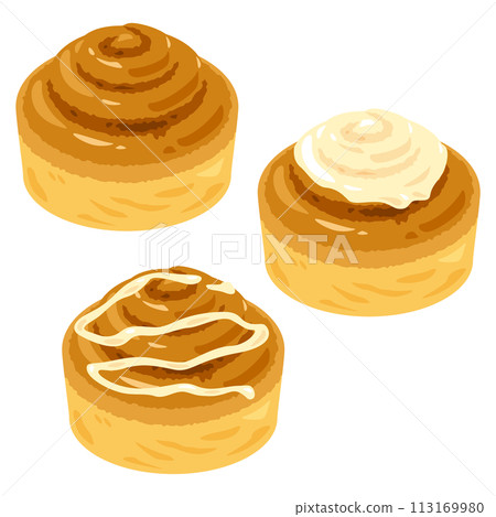 cinnamon roll set 113169980