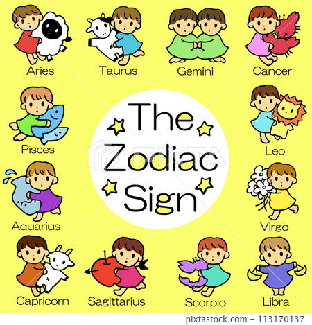 手繪12星座圖 113170137