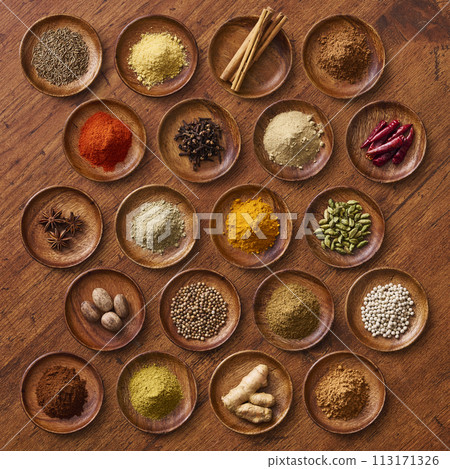 Spices, curry, spices 113171326
