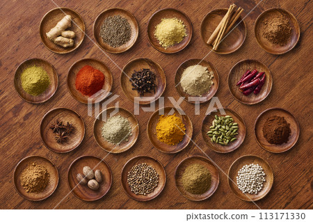 Spices, curry, spices 113171330