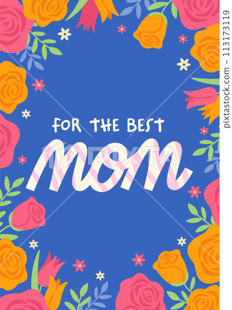 母親節玫瑰花流行框架 113173119
