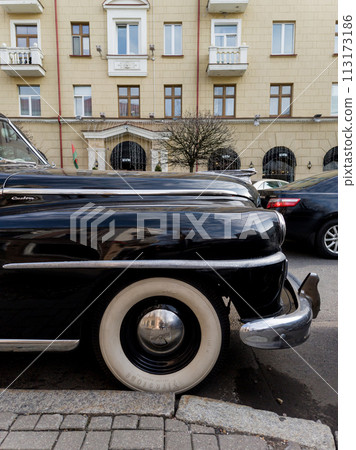 elegant Vintage car Desoto. elegant Vintage car Desoto. 113173186