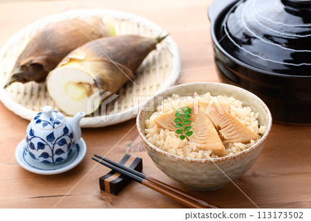 春天的味道:竹筍飯 春天的味道:竹筍飯 113173502