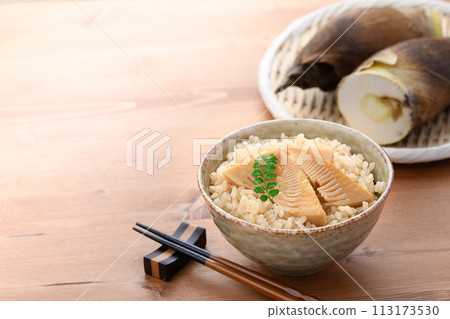 春天的味道：竹筍飯 113173530