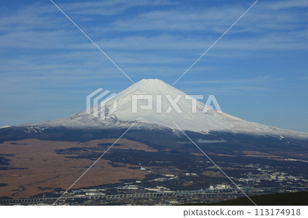Mt. Fuji from Lake Ashi Skyline 113174918