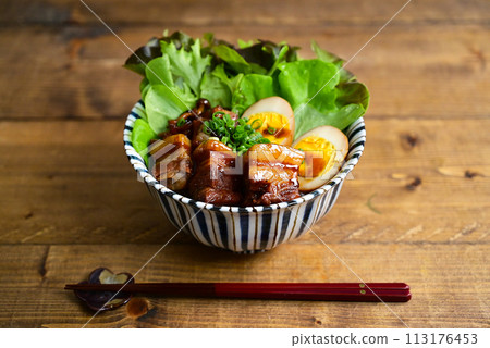 Pork belly boiled bonito Pork belly boiled bonito 113176453