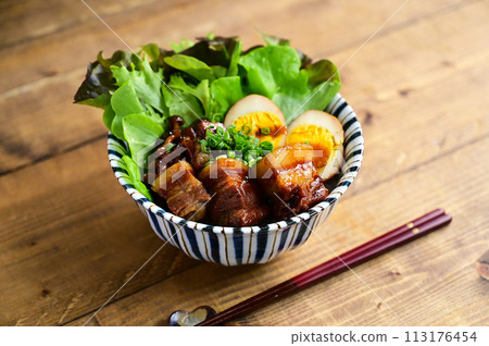 Pork belly boiled bonito 113176454