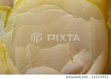 Yellow butter background and texture 113177673