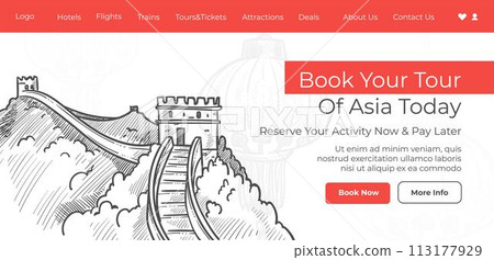 Book your tour of Asia today, tourist agency web Book your tour of Asia today, tourist agency web 113177929