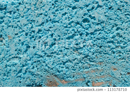 artistic texture blue polyurethane foam 113178710