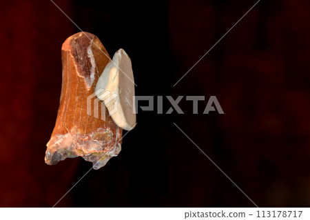 a large rock with a hole in it is floating in the air a large rock with a hole in it is floating in the air 113178717
