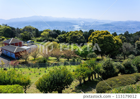 寺山伊科伊廣場 - 從展望台看到的薩摩川內市的街景 113179012