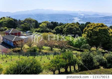 寺山伊科伊廣場 - 從展望台看到的薩摩川內市的街景 113179013