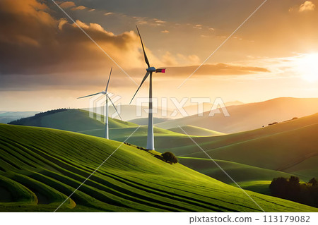 Green energy concept. Green energy concept. 113179082
