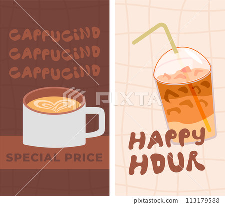 Delicious Beverage Promotion Vector Ads Delicious Beverage Promotion Vector Ads 113179588