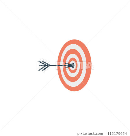 Target bullseye vector illustration 113179654