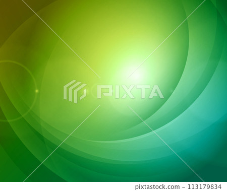 Green Abstract Background With Lens Flare Effect 113179834
