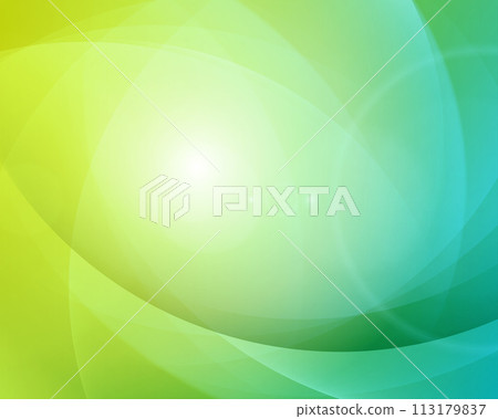 Green Abstract Background With Lens Flare Effect 113179837