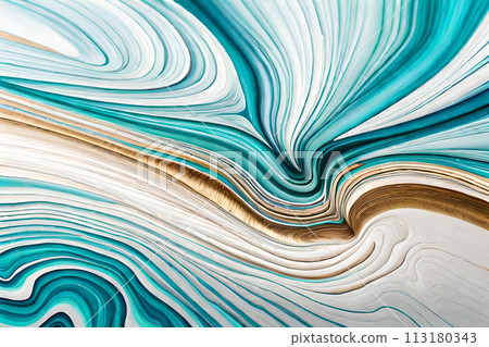 Marble abstract acrylic background. Marbling artwork texture. 113180343