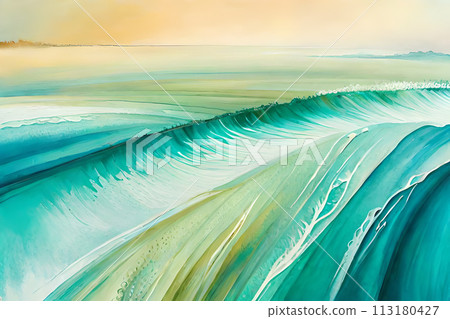 Mystic abstract watercolor background. Amazing artwork texture. 113180427
