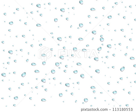 Water drop background material Transparent background 1 113180553