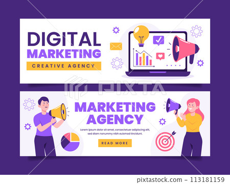 Marketing banner set 113181159