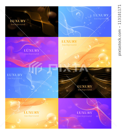 Luxury background set 113181171