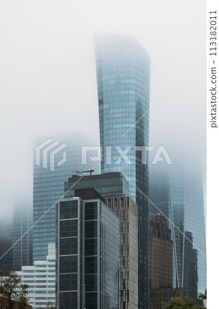 Misty Silhouettes of Skyscrapers in New York's Skyline Misty Silhouettes of Skyscrapers in New York's Skyline 113182011