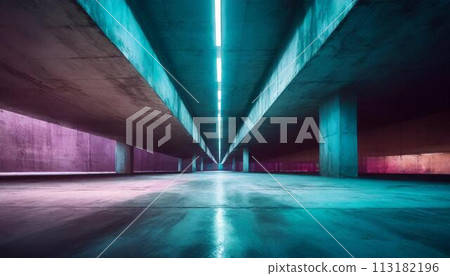 賽博朋克混凝土建築 賽博朋克混凝土建築 113182196