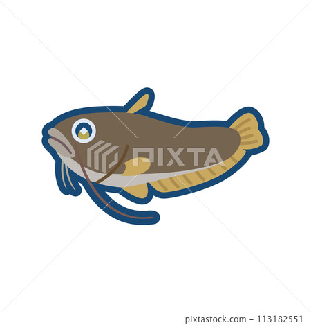 可愛的鯰魚圖 113182551