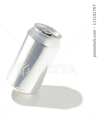 Photographing an empty can against a white background 113182767
