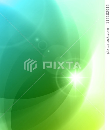 Green Abstract Background With Lens Flare Effect 113182913