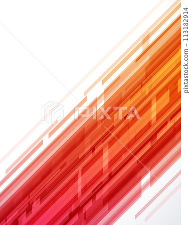 Modern Abstract Geometric Background in Warm Tones 113182914