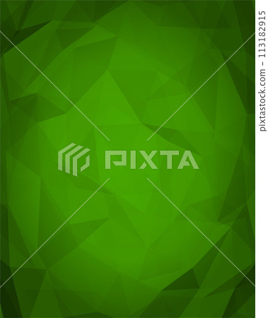 Green Polygonal Mosaic Background 113182915