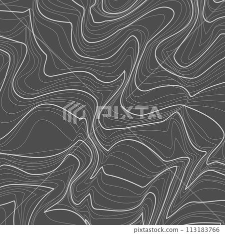 Abstract wavy lines pattern. The design of the background, texture, textiles, clothing, packaging, landscape and creative idea Abstract wavy lines pattern. The design of the background, texture, textiles, clothing, packaging, landscape and creative idea 113183766