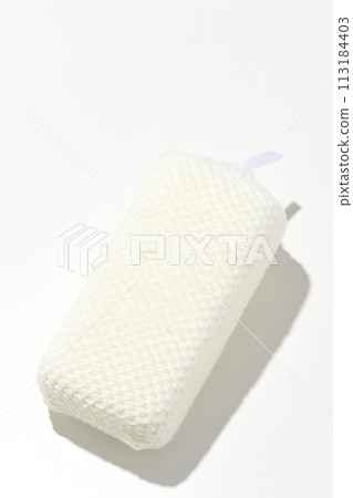 Sponge photographed on white background 113184403