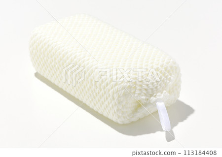 Sponge photographed on white background 113184408