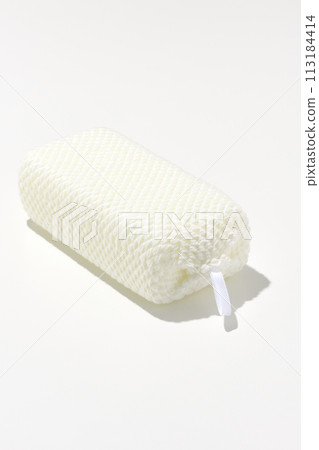 Sponge photographed on white background 113184414