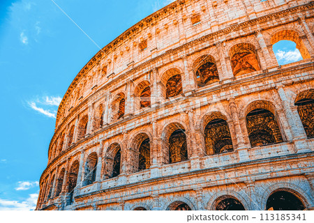 Coliseum. Ancient, beautiful, incredible Rome 113185341