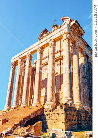 Roman Forum. Ancient, beautiful, incredible Rome. 113185374